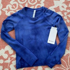 Lululemon new with tags Swiftly Tech LS 2.0 Race, size 6